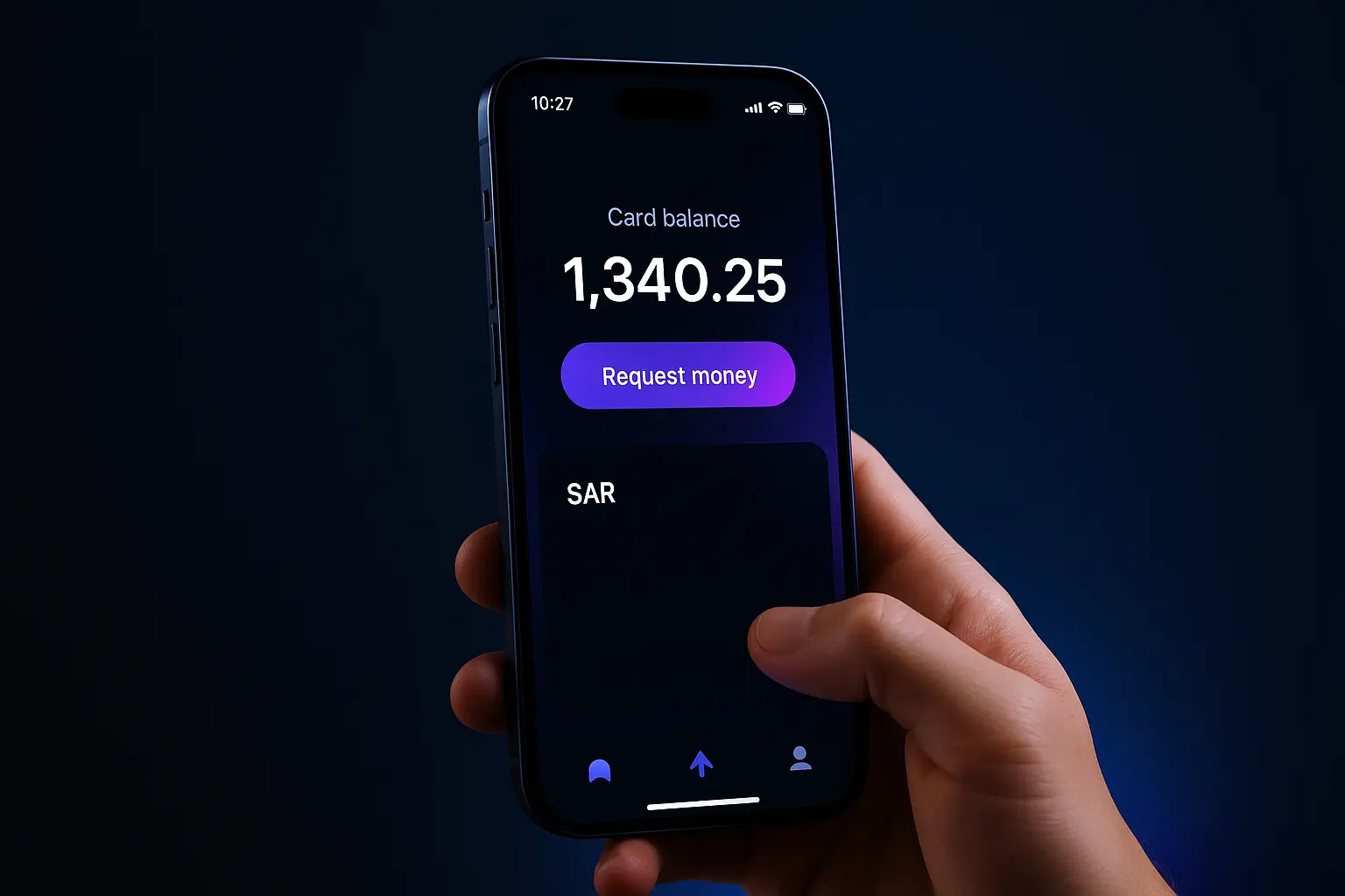 Fintech App on iPhone